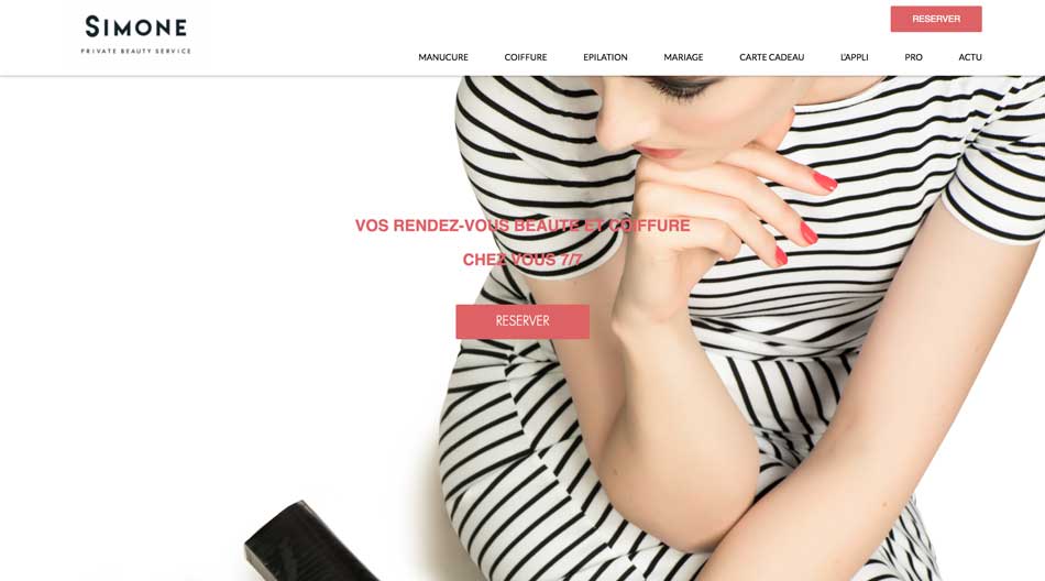 Simone marketplace beauté à domicile